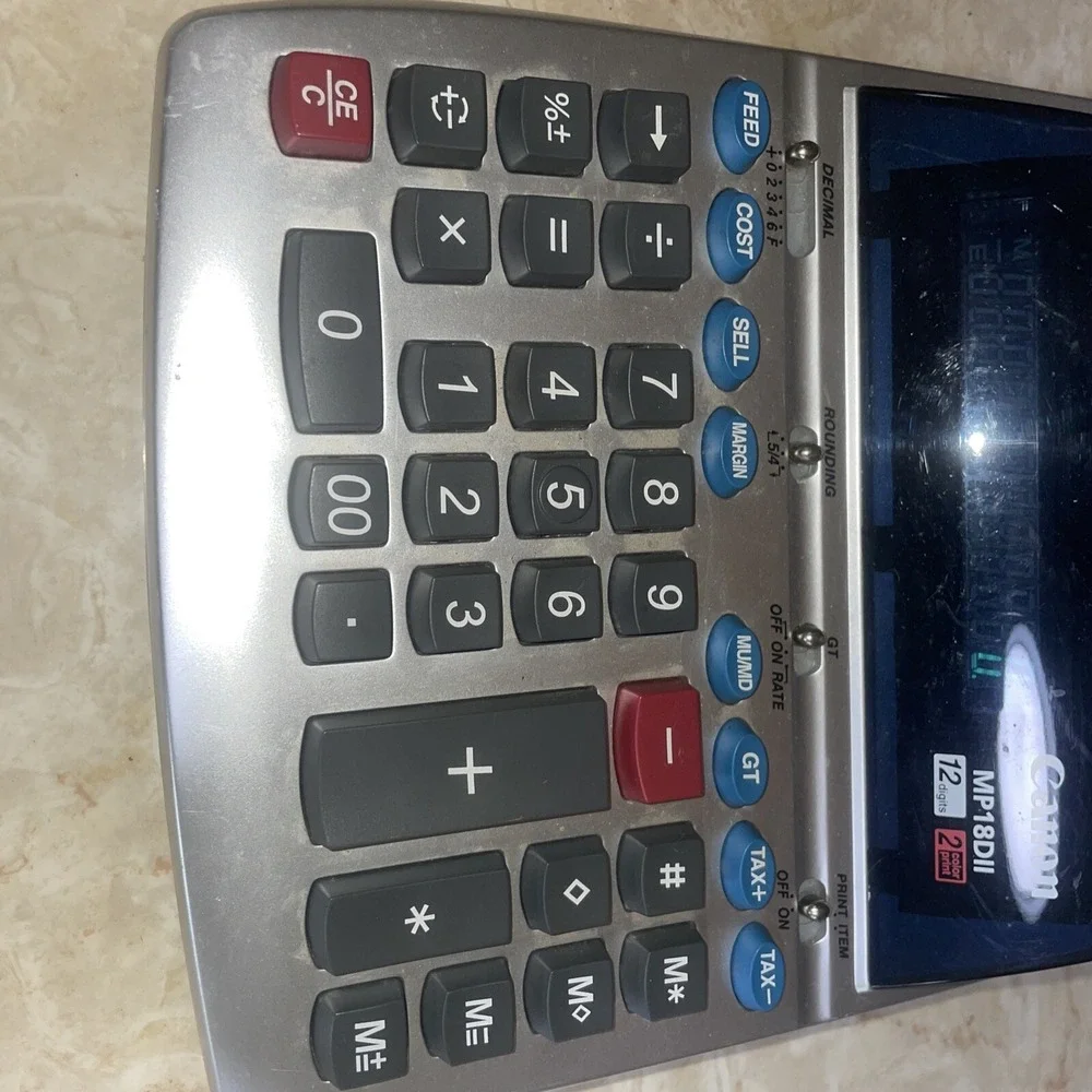 Canon‎ MP18D II Basic Calculator